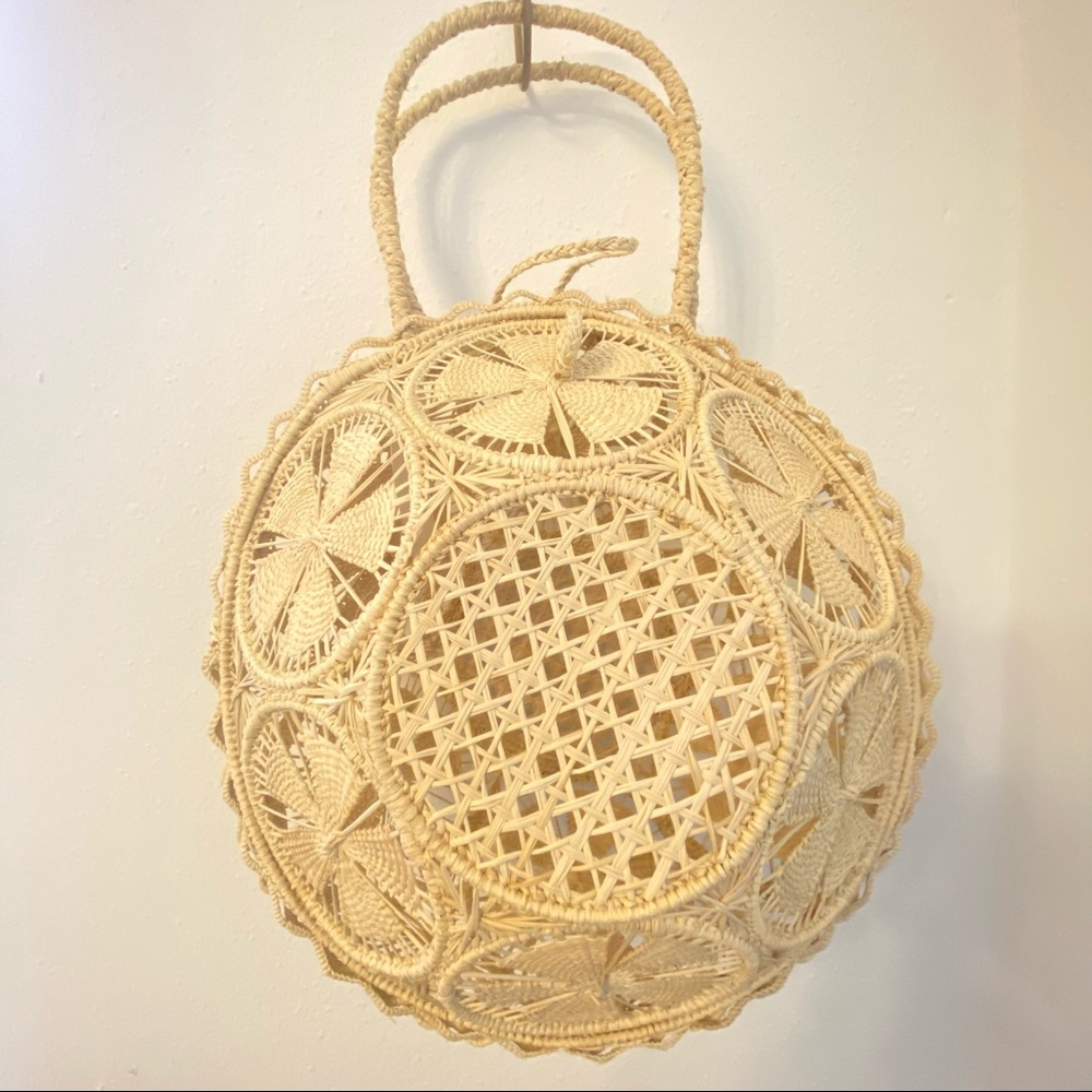 NWT Anthropologie Summer Straw Tote